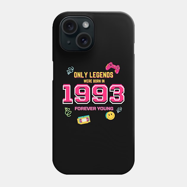 Born in 1993 Phone Case by MarCreative