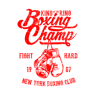 New York Boxing Vintage Design T-Shirt