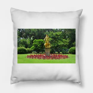 Dionysus In The Garden Pillow