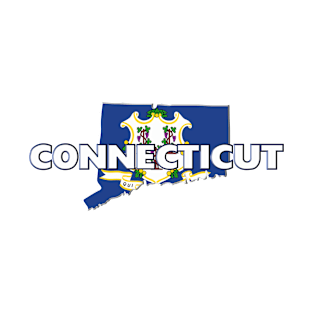 Connecticut Colored State T-Shirt