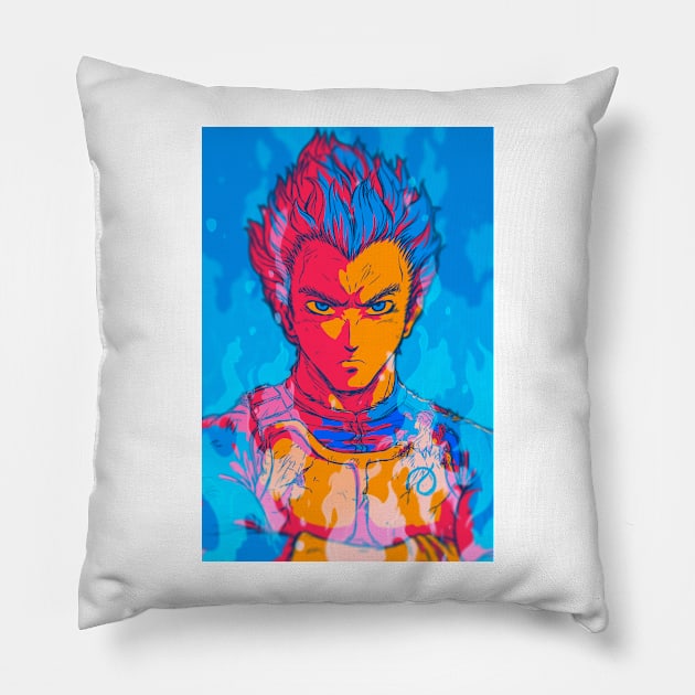 The Prince - Vegeta Pillow by svenpham