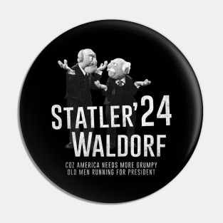 statler waldorf Pin