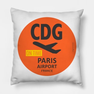 Paris orange Pillow