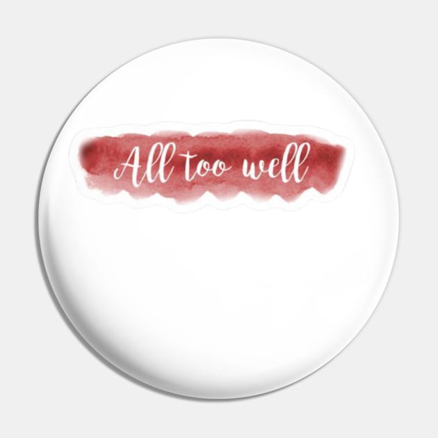 All Too Well Pin by nour-trend