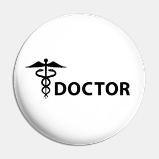 Doctor Medical Caduceus Pin