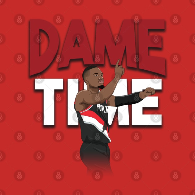 Damian Lillard 'Dametime' by xavierjfong