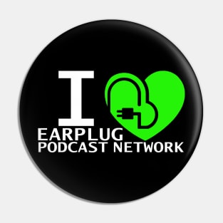 I Heart Earplug Podcast Network Pin