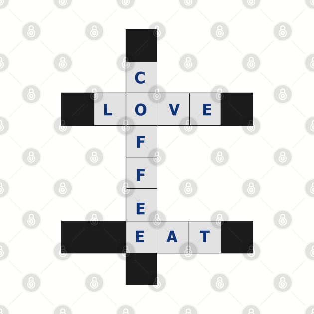 Love, Coffee, Eat crosswords by wagnerps