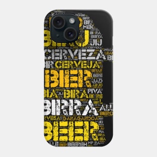 Beer In Different Languages T-Shirt Phone Case