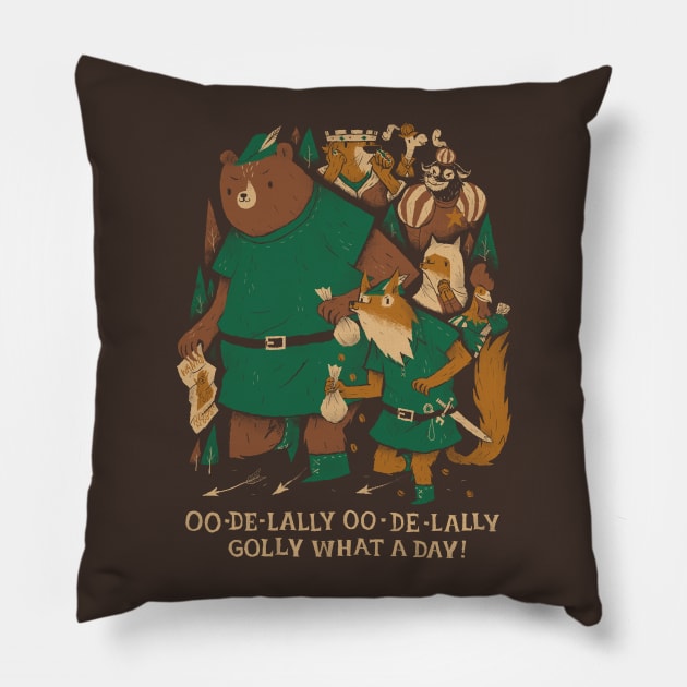 oo-de-lally Pillow by Louisros