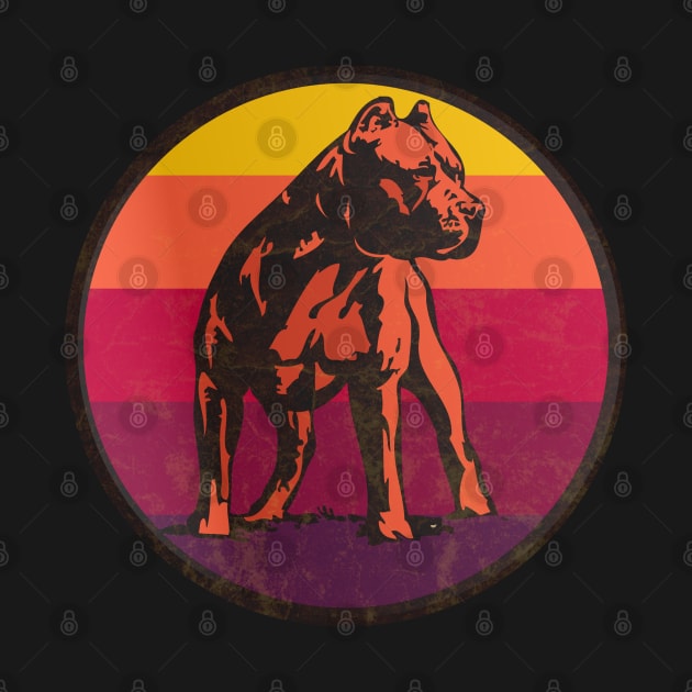 Pitbull Sunset by CTShirts