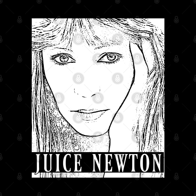 Juice Newton // White retro by Degiab