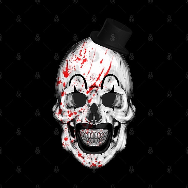 Bloody Art Skull by ANewKindOfFear