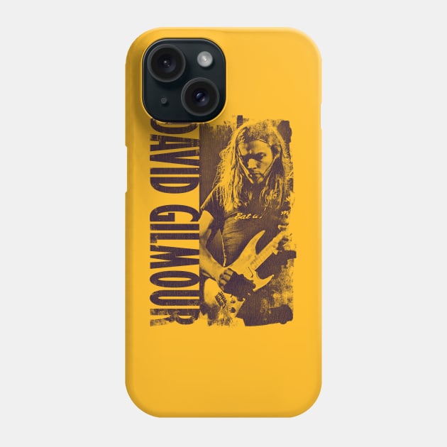 David Gilmour Vintage Navy Phone Case by ROYFRESHN DRAW