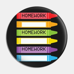 SCHOOL STICKERS, CUTE HOMEWORK STICKERS Pin