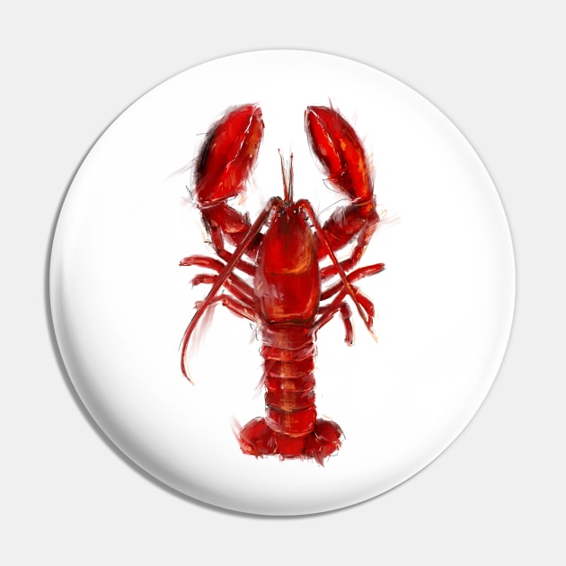 Lobster Pin by lizaplatonova