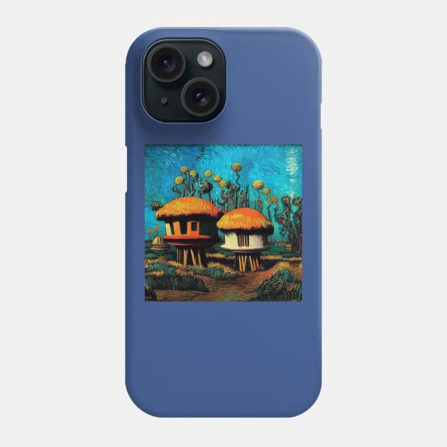 Starry Night in Kashyyyk Phone Case by Grassroots Green