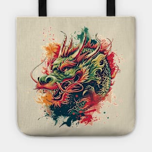 japanese dragon Tote