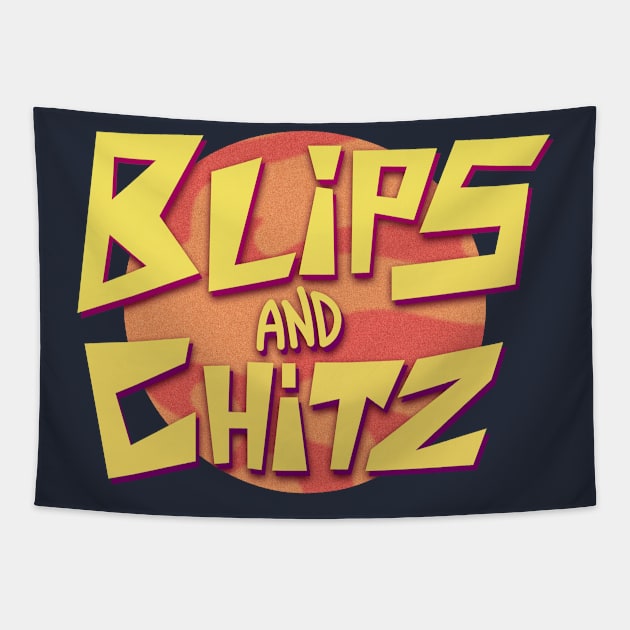 Blips and chitz Tapestry by drugsdesign