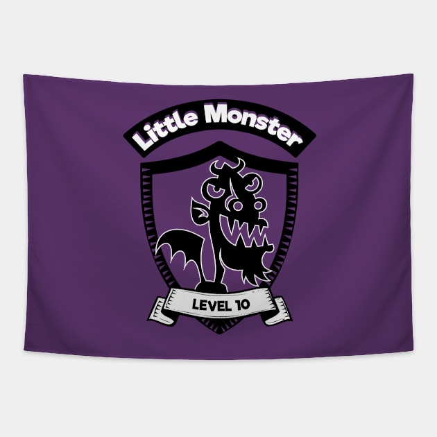 Little monster Level 10 Tapestry by atomguy