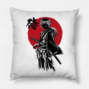 Kenshin sumi e Pillow