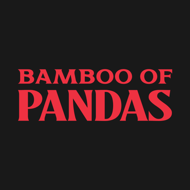 Bamboo of Pandas Collective Animal Bird Nouns by TV Dinners