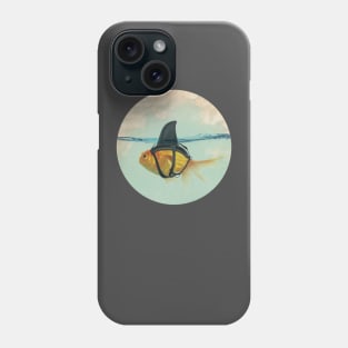 Goldfish with a Shark Fin Phone Case