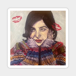 Lucy Dacus Portrait Magnet