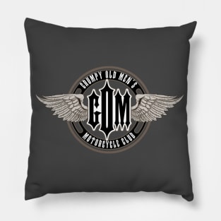 Grumpy Old Men's Motorcycle Club Pillow