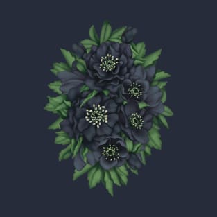 Roses in the Dark Bouquet T-Shirt
