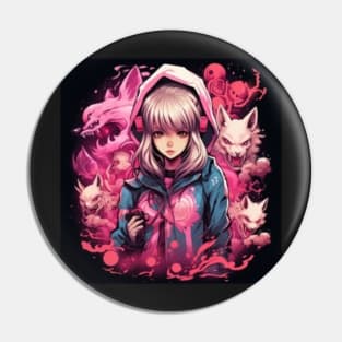 Anime Girl Pin