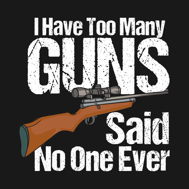 I Have Too Many Guns by maxcode