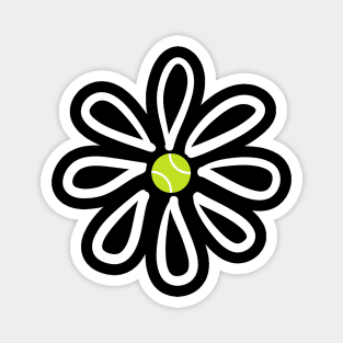 Tennis shirts, Flower Daisy Tennis Center Magnet