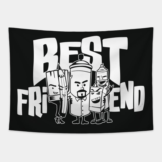 Best Friends Tapestry by Whatastory