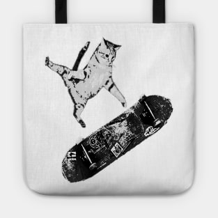 RAD SKATEBOARDING KICK FLIP CAT | SK8CAT Tote