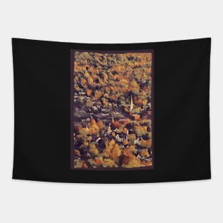 Stars Hollow from Above Tapestry