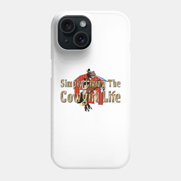 Simply Cowgirl Phone Case by teepossible