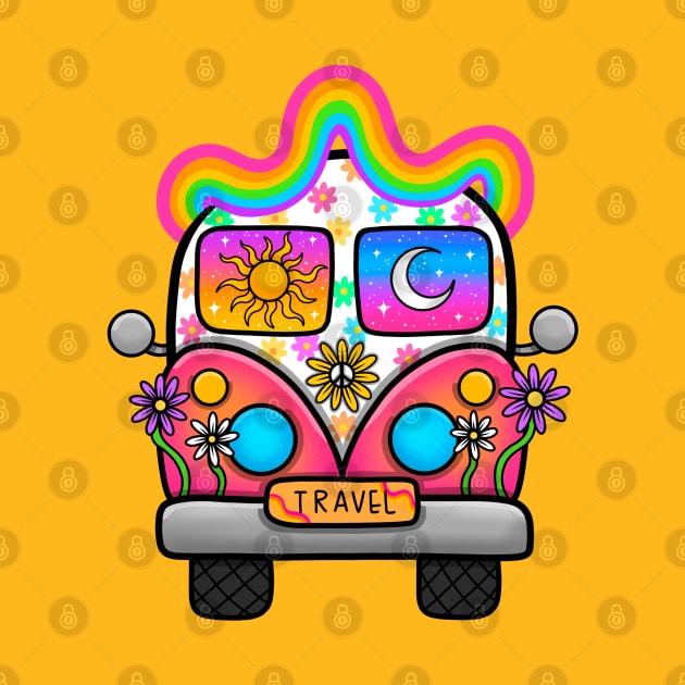 Travel hippie bus by Thisuniquevibe