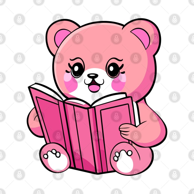 pink teddy bear by Cheerfuledition