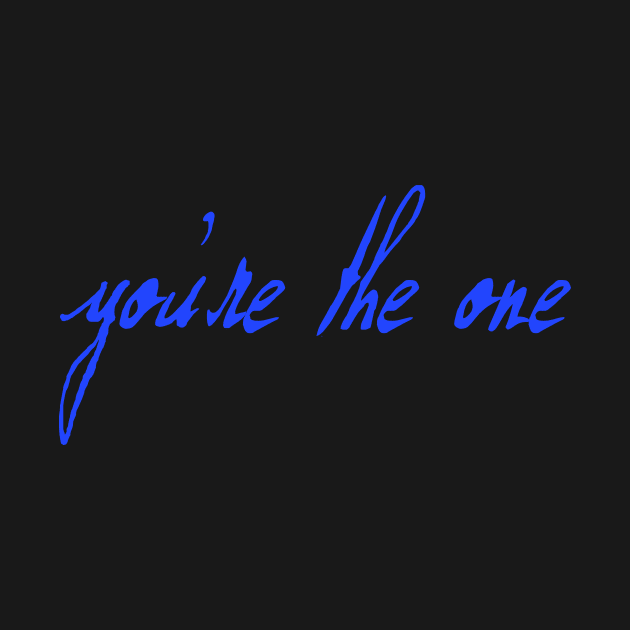 Spike: You're the One (med blue text) by bengman