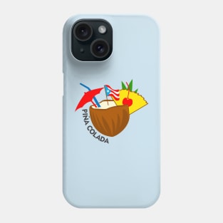 Pina Colada Puerto Rican Latino Food Tropical Drink Phone Case