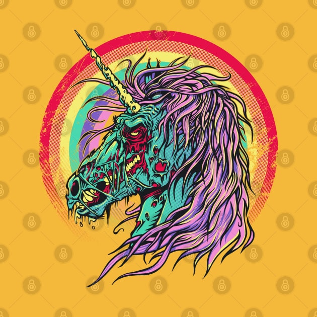 Zombie Unicorn by RicoMambo