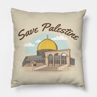 Free Palestine Pillow