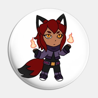 Rubi Chibi Flames Pin