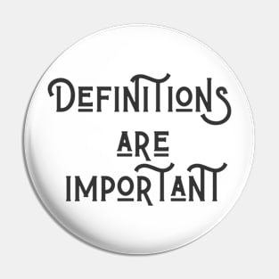 Definitions Pin