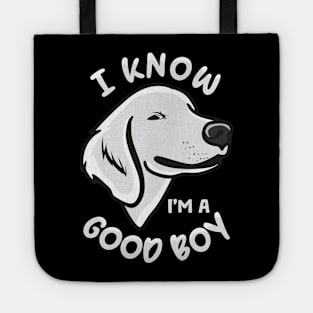 Funny Dog Jokes and Humor Good Boy Tote