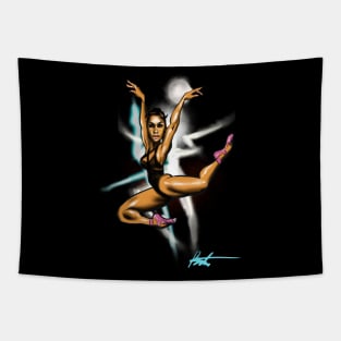 Misty ballerina Tapestry