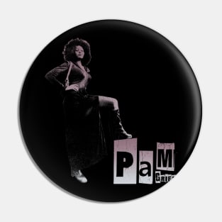 Retro PAM GRIER Pin