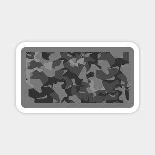 Design camo pattern grey Magnet