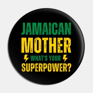 Jamaican Mom Pin